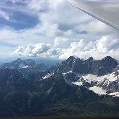Flugwegposition um 15:23:10: Aufgenommen in der Nähe von Gemeinde Ramsau am Dachstein, 8972, Österreich in 2873 Meter